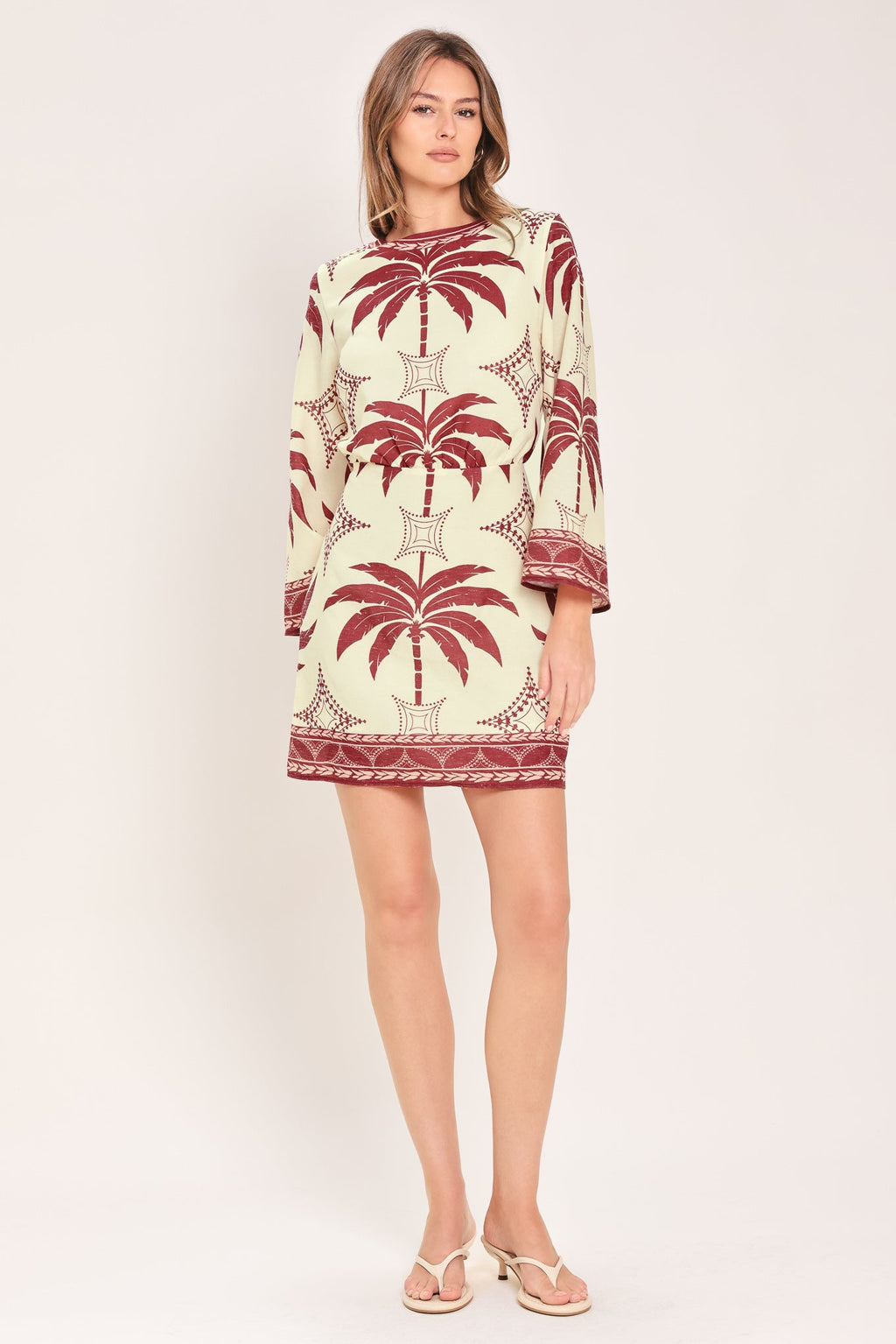 Paradise Found Woven Mini Dress