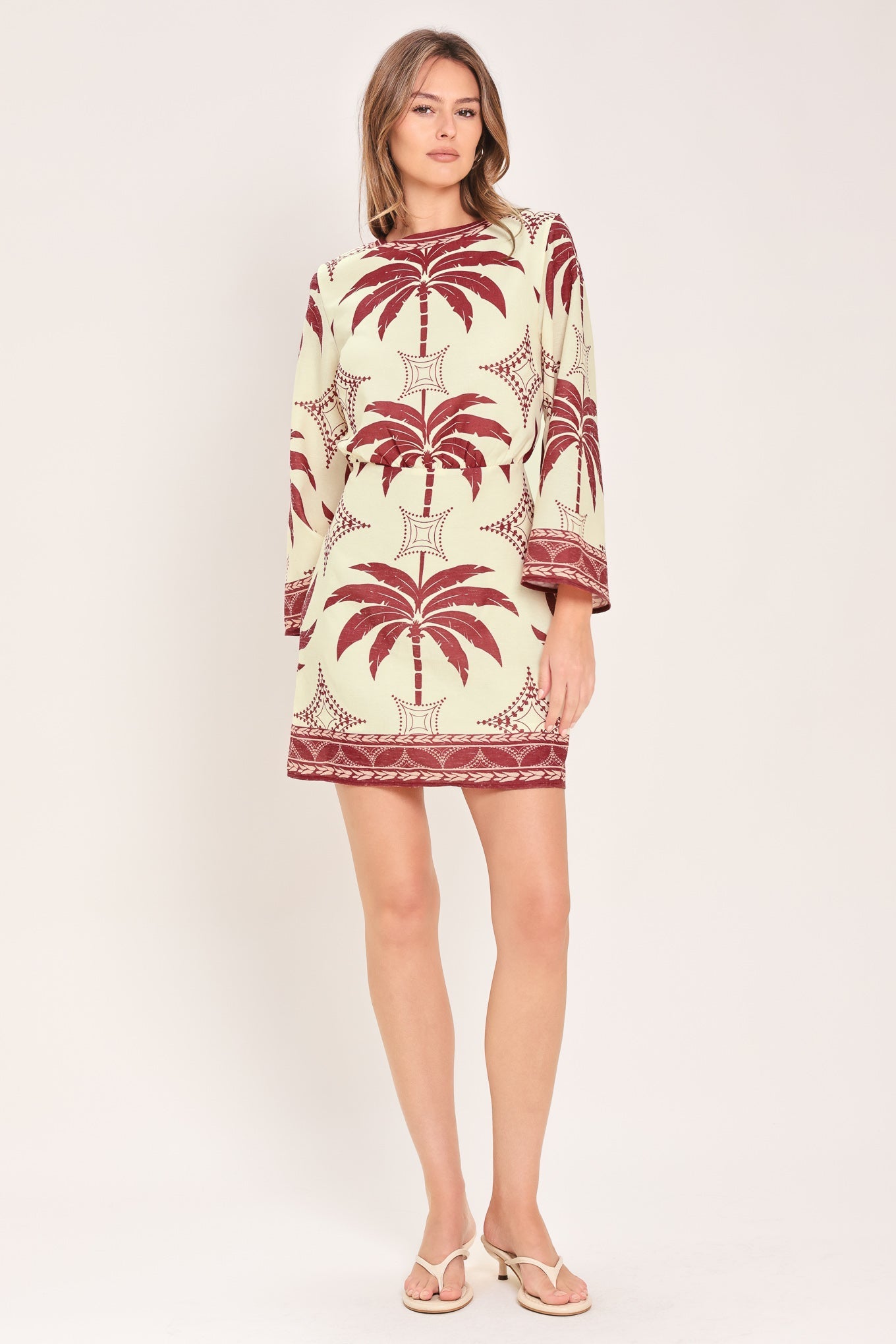 Paradise Found Woven Mini Dress