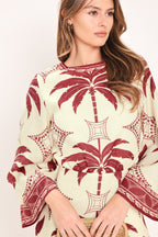 Paradise Found Woven Mini Dress