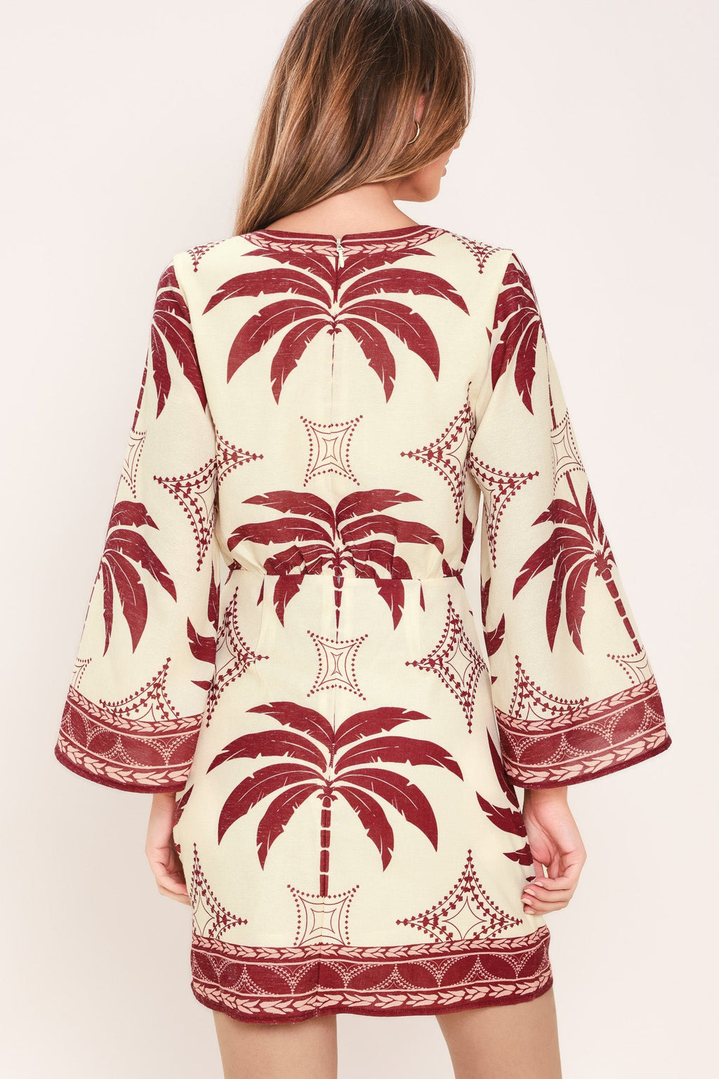 Paradise Found Woven Mini Dress