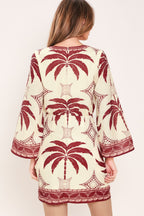 Paradise Found Woven Mini Dress