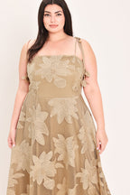 Sandy Bloom Floral Midi Dress