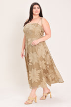Sandy Bloom Floral Midi Dress