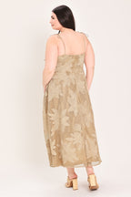 Sandy Bloom Floral Midi Dress