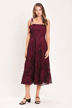 Sandy Bloom Floral Midi Dress
