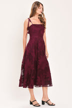 Sandy Bloom Floral Midi Dress