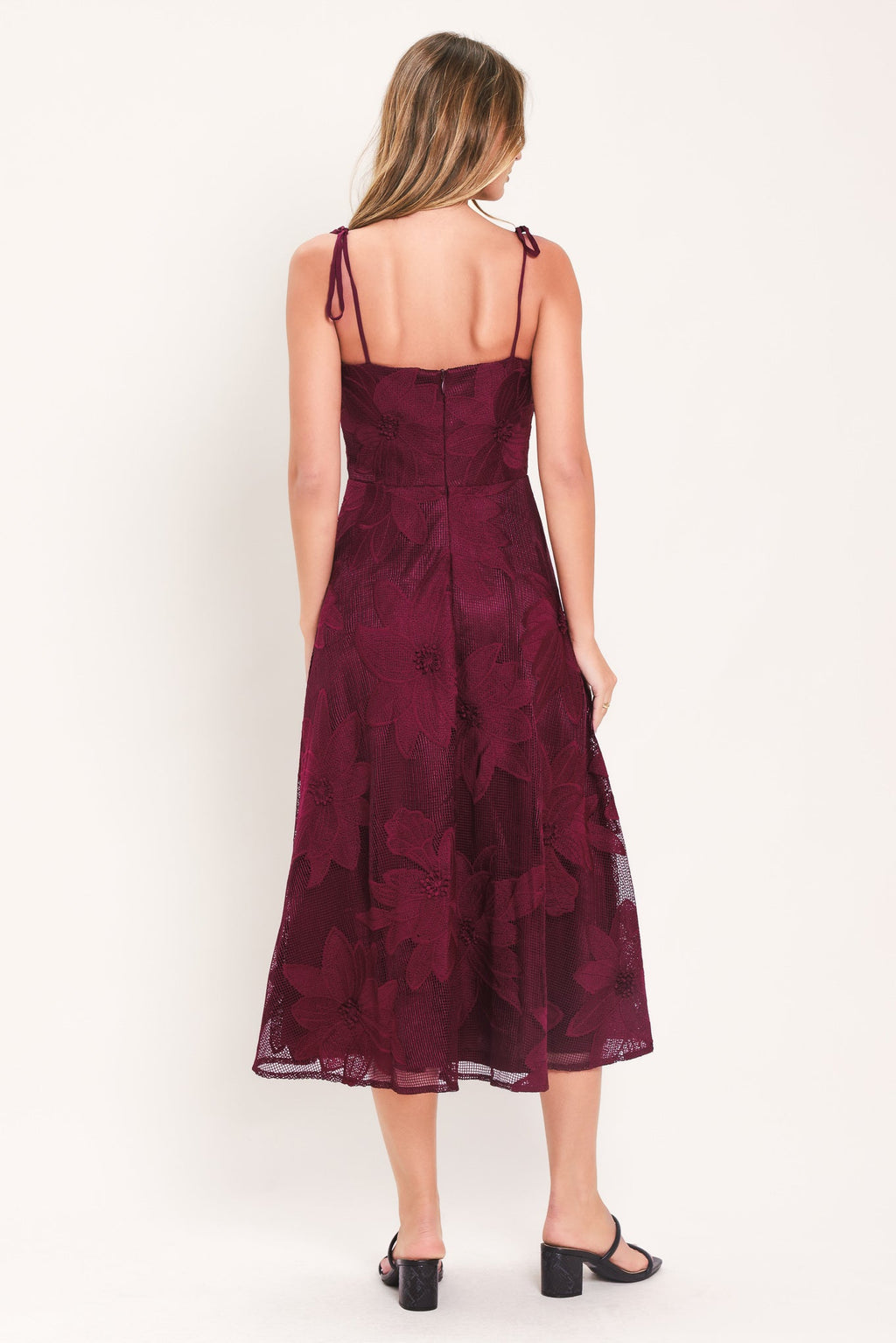 Sandy Bloom Floral Midi Dress