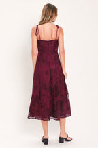 Sandy Bloom Floral Midi Dress