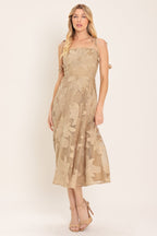 Sandy Bloom Floral Midi Dress