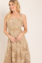Sandy Bloom Floral Midi Dress