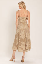Sandy Bloom Floral Midi Dress