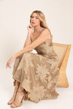 Sandy Bloom Floral Midi Dress