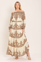 BELLA TERRA WOVEN MAXI DRESS