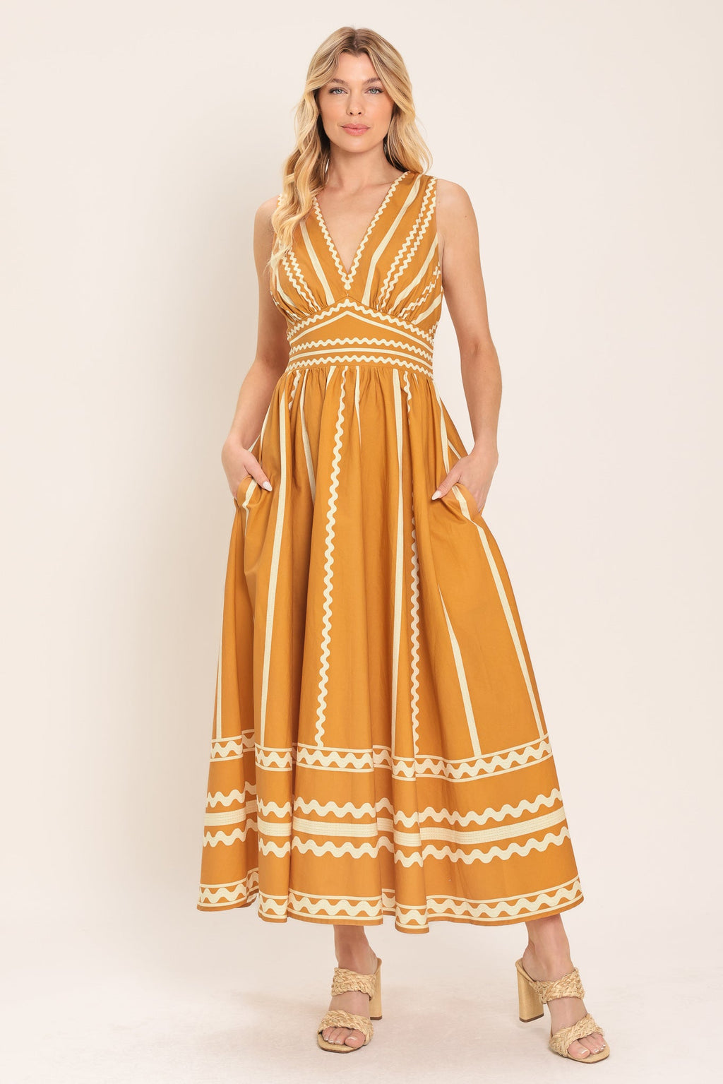 Marigold Dream Midi Dress