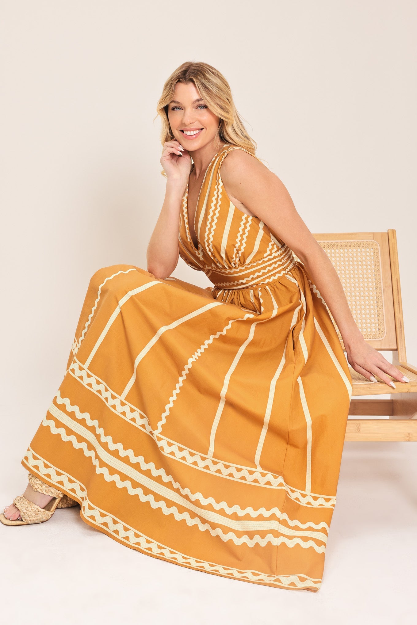 Marigold Dream Midi Dress