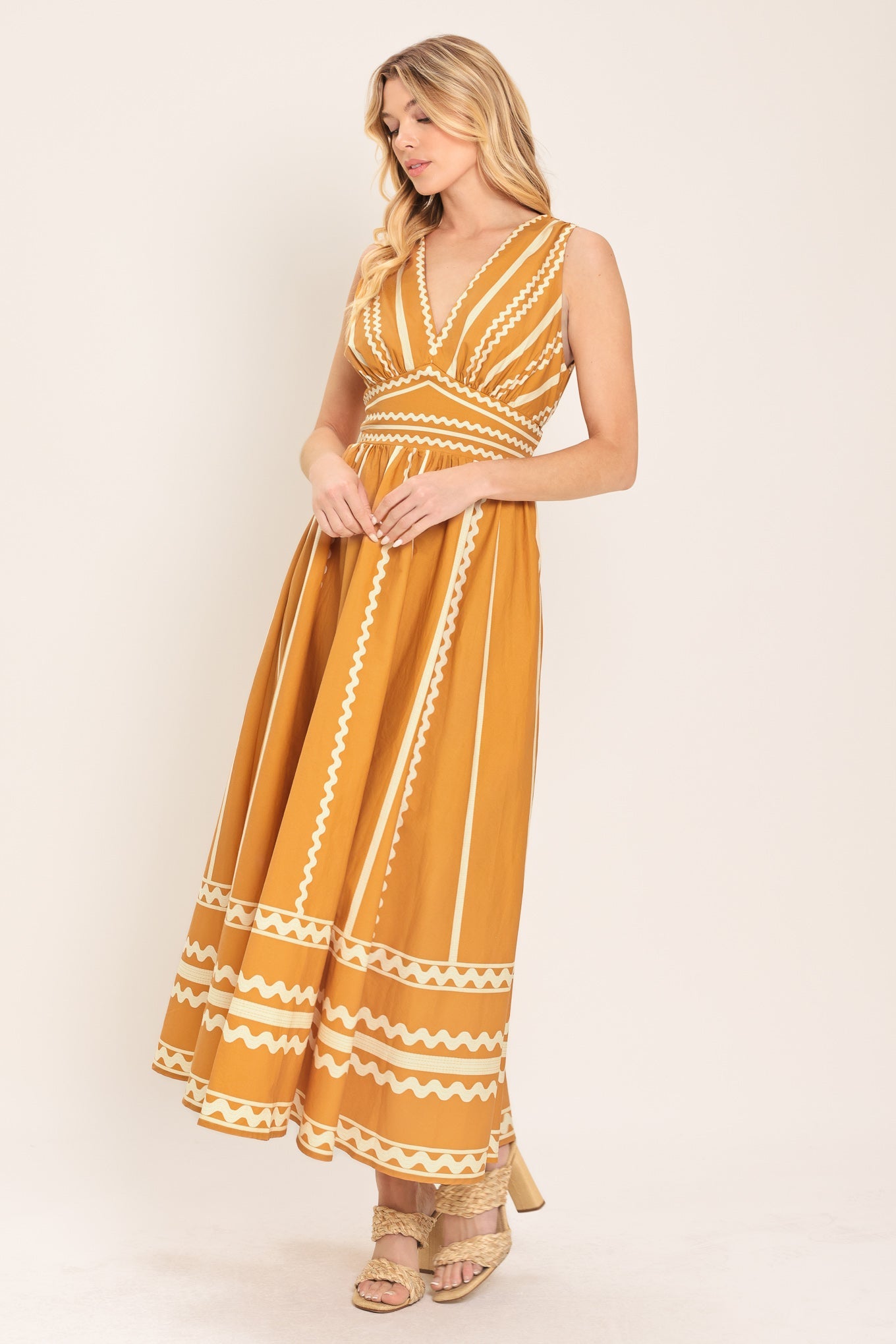 Marigold Dream Midi Dress
