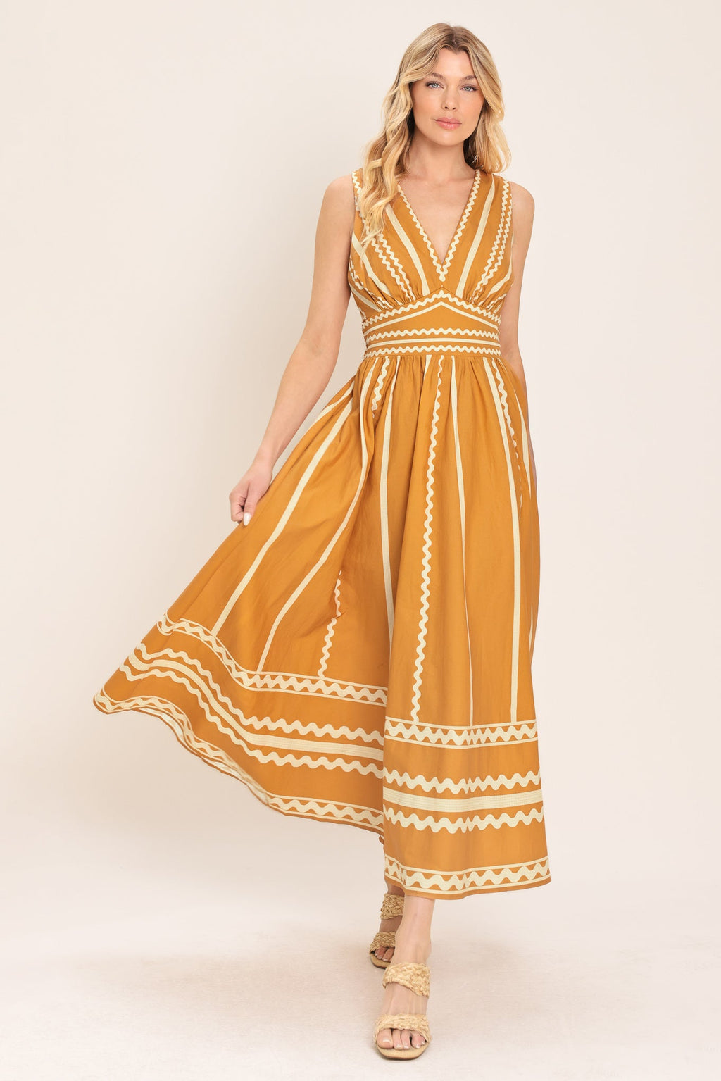 Marigold Dream Midi Dress