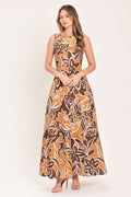 Amber Floral Motion Maxi Dress