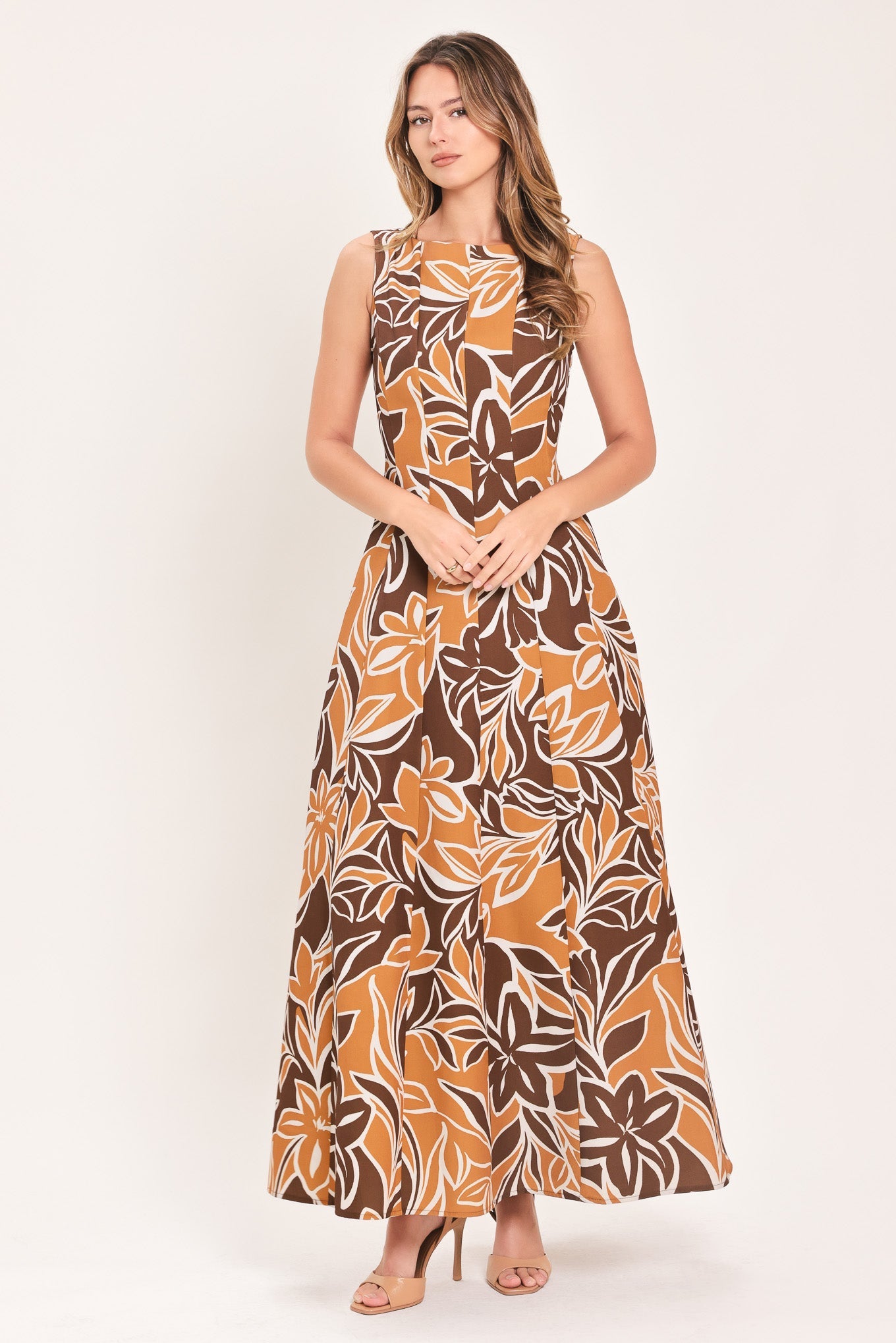 Amber Floral Motion Maxi Dress