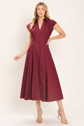 Cabernet Charm Midi Dress