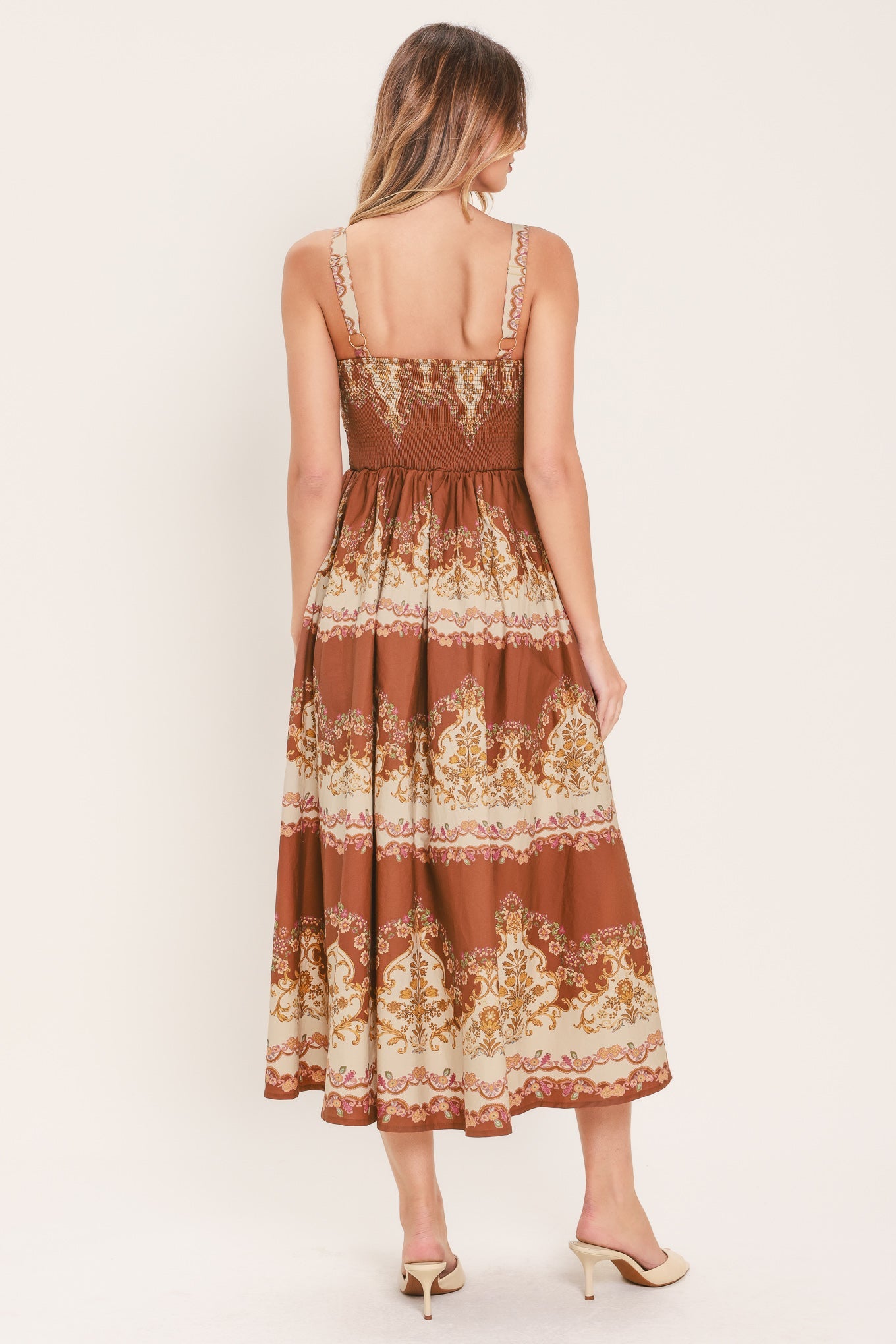 Toffee Treasure Midi Dress