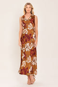 Spiced Floral Midi Dress