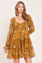 Saffron Garden Muse Mini Dress