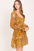 Saffron Garden Muse Mini Dress