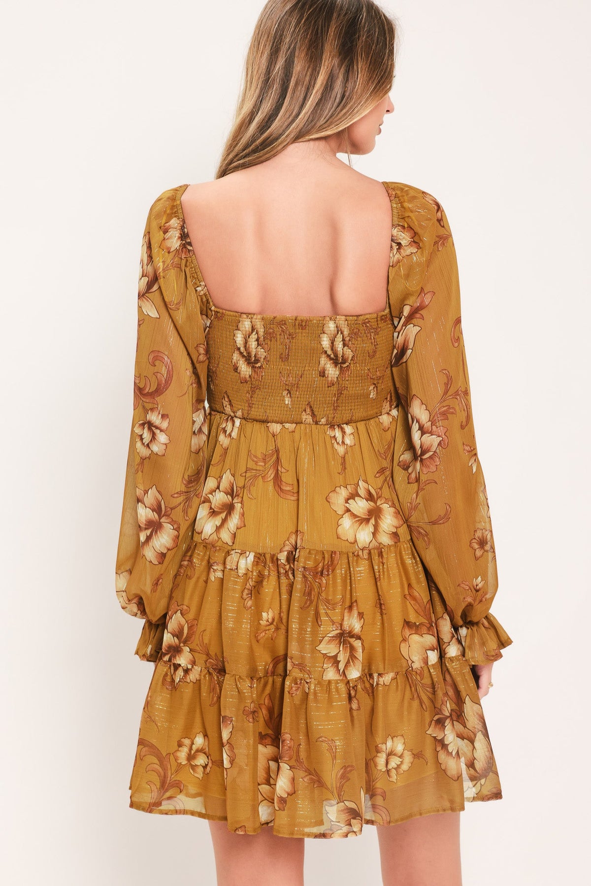 Saffron Garden Muse Mini Dress