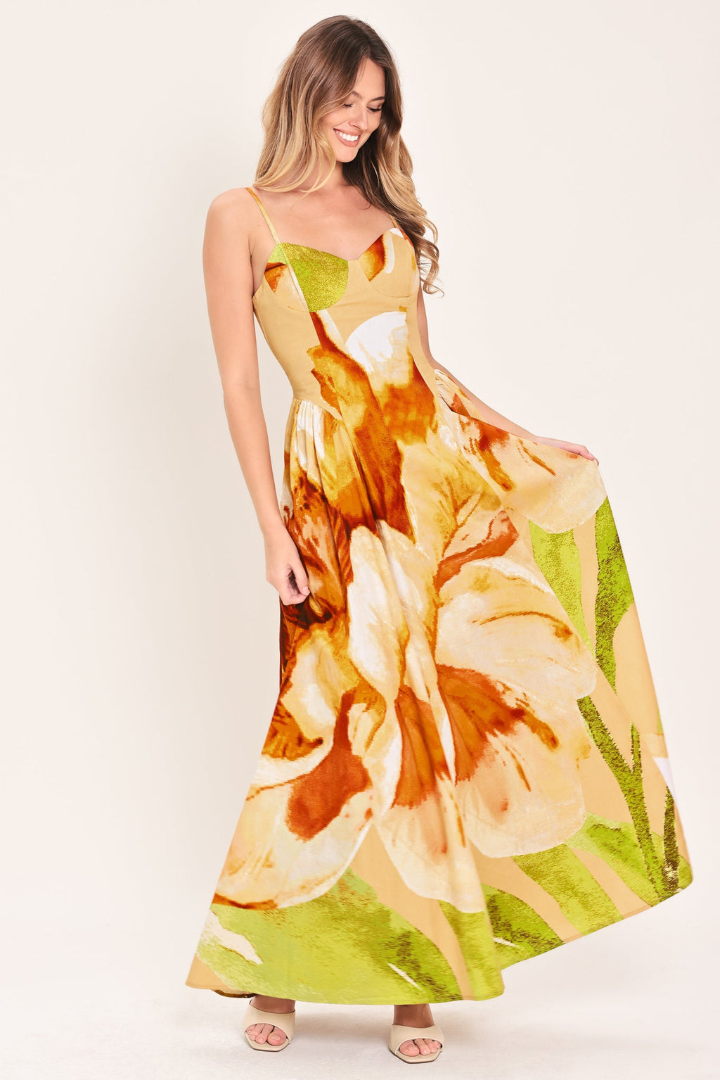 Limoncello Garden Maxi Dress