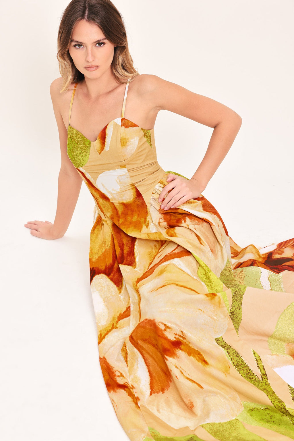 Limoncello Garden Maxi Dress