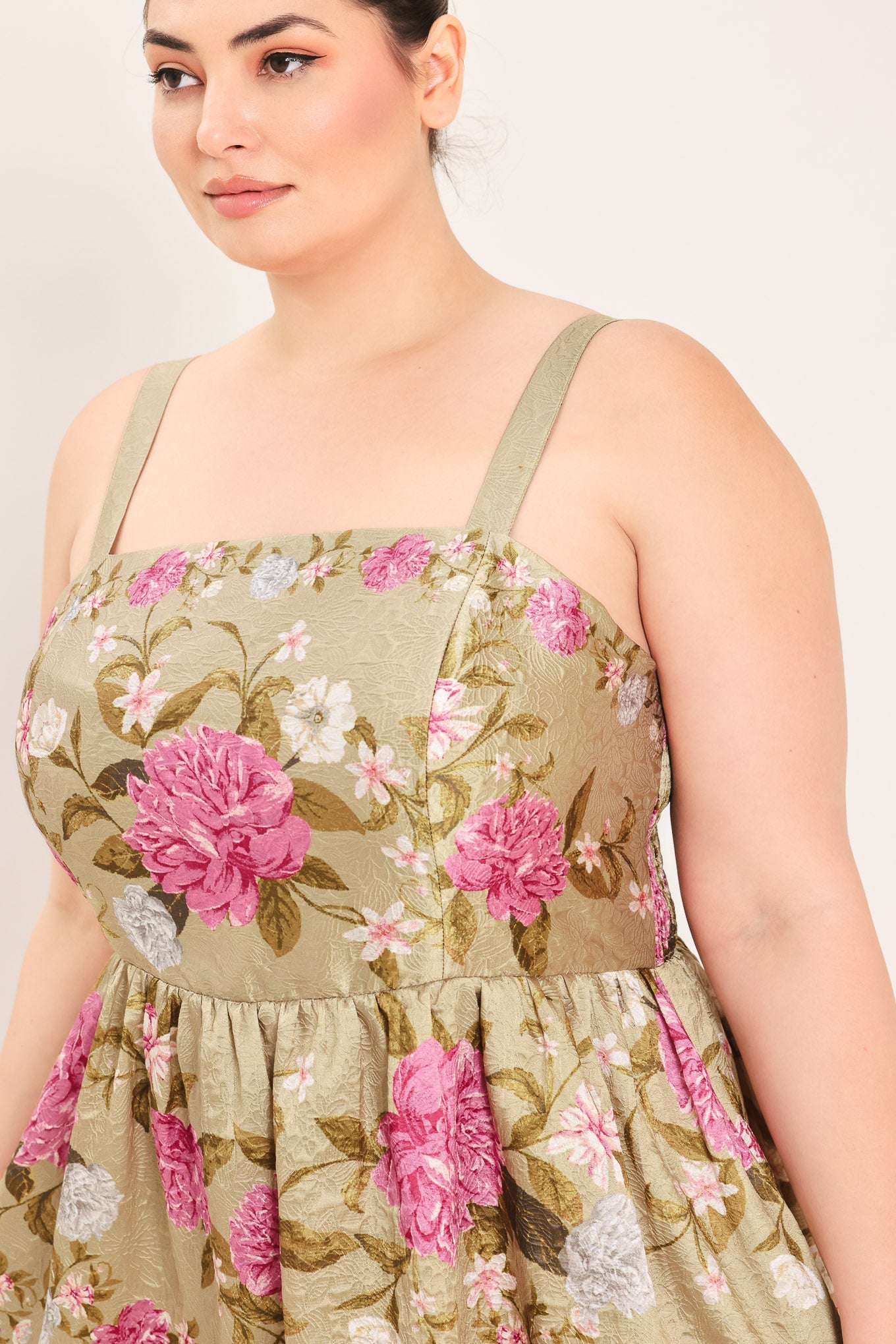 Sweet Peony Morning Midi Dress