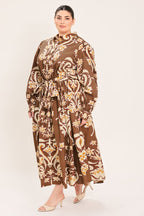Amber Medallion Shirt Maxi Dress