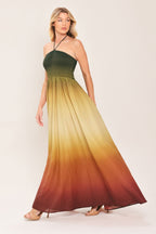 Sunset Ombré Maxi Dress