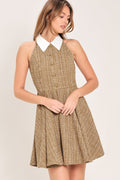 Cambridge Collar Tweed Mini Dress