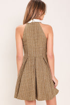 Cambridge Collar Tweed Mini Dress