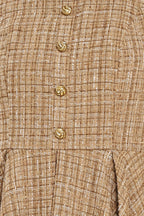 Cambridge Collar Tweed Mini Dress