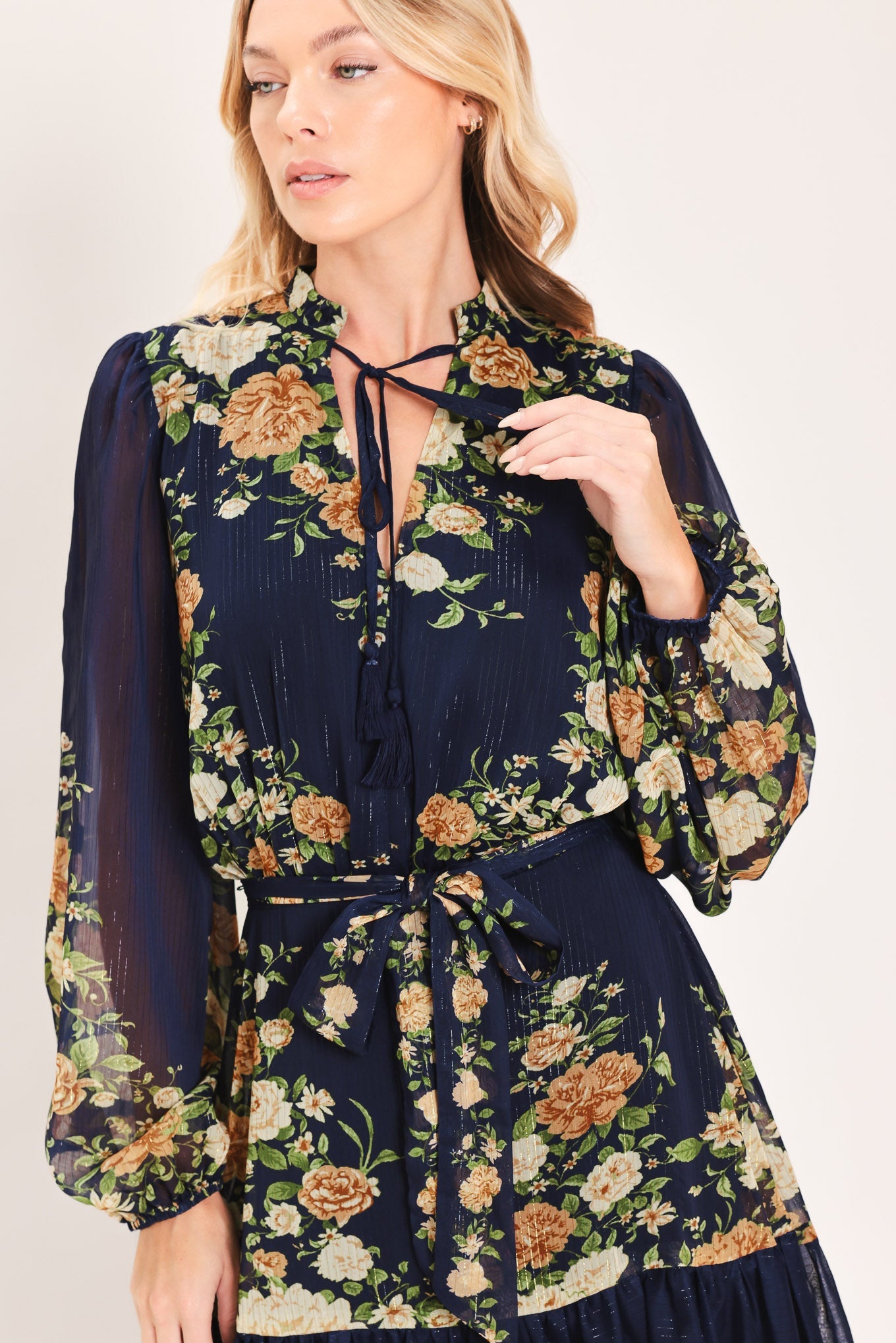 Moonlit Garden Charm Maxi Dress