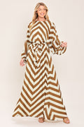 Resort Chevron Maxi Dress