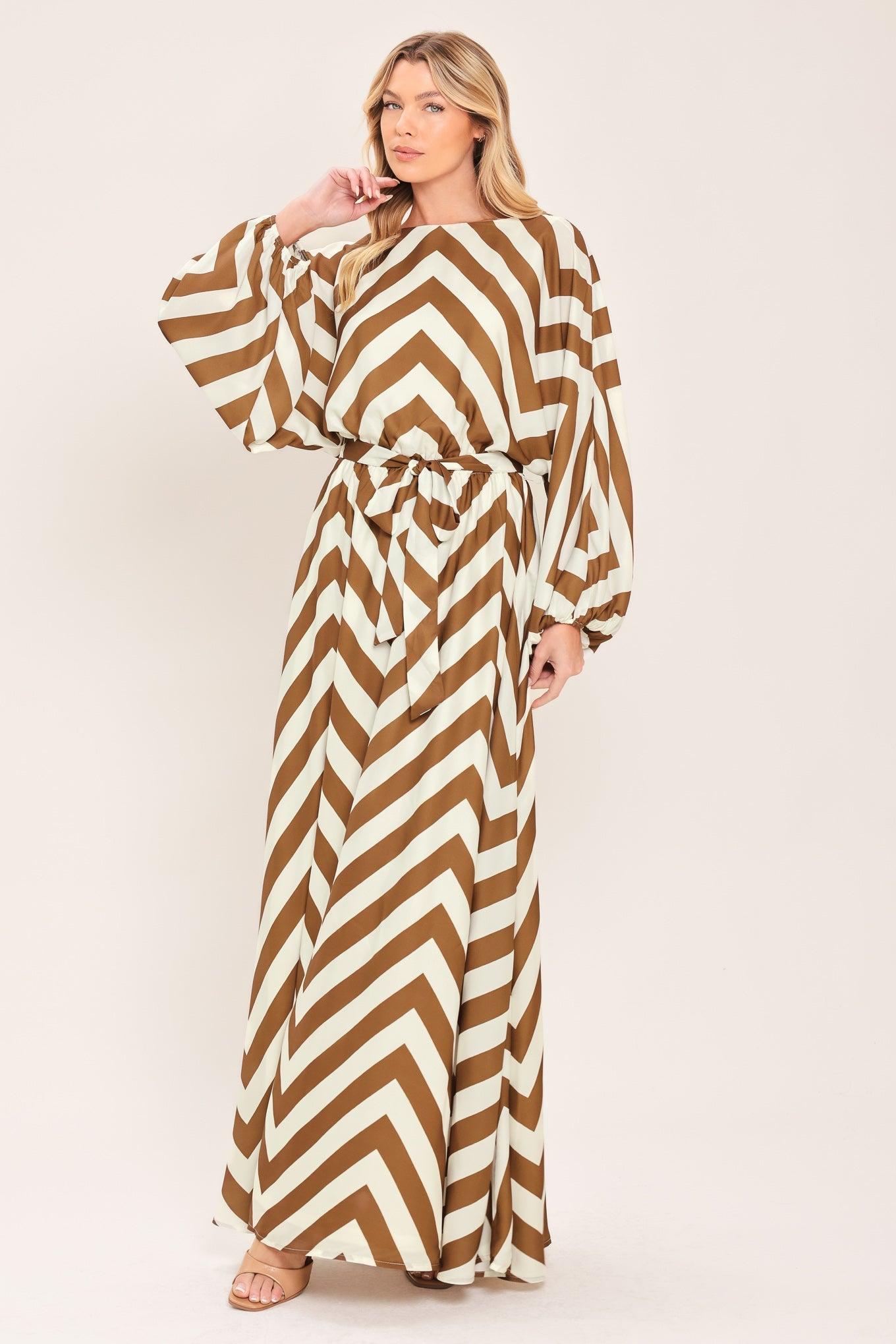 Resort Chevron Maxi Dress