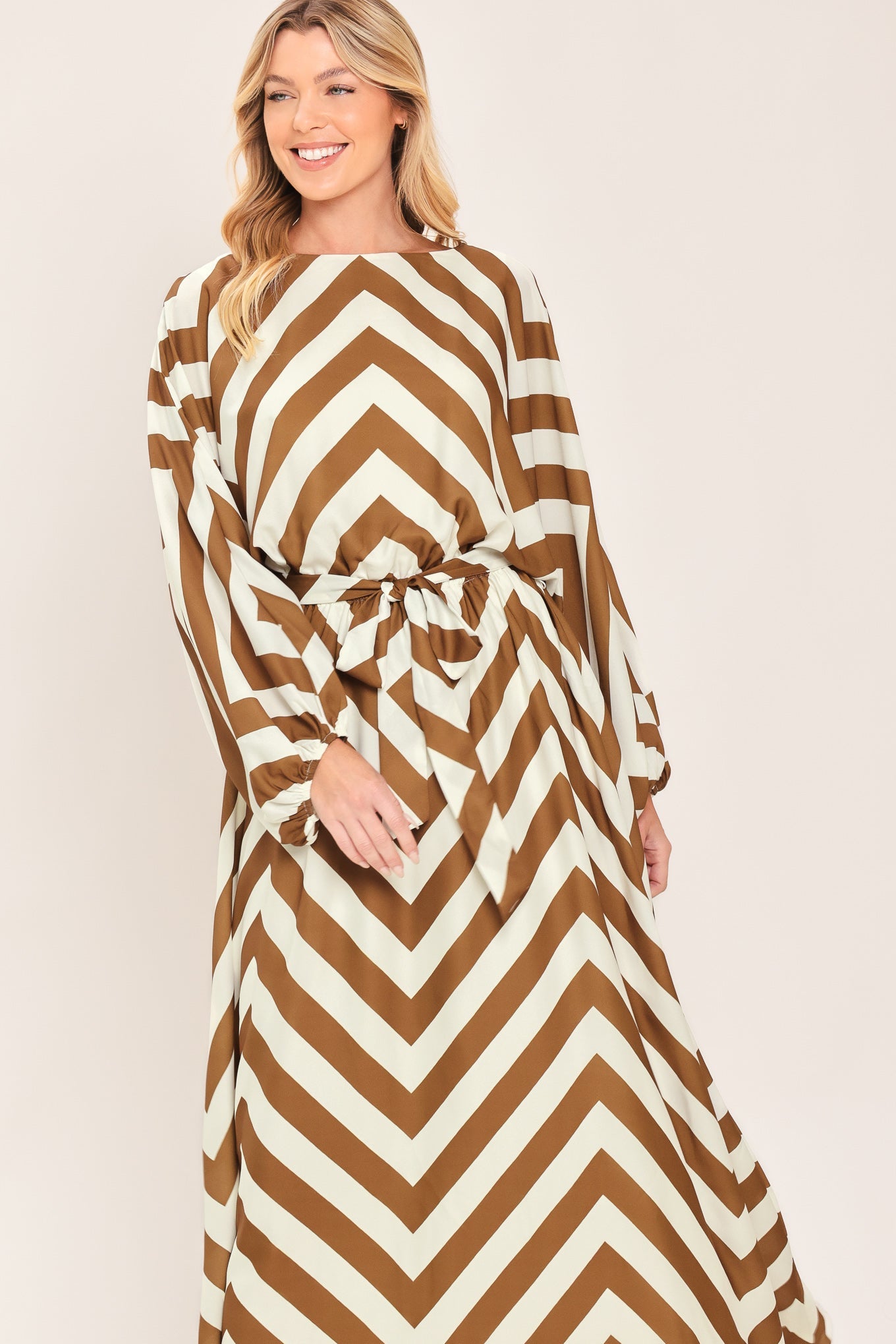 Resort Chevron Maxi Dress