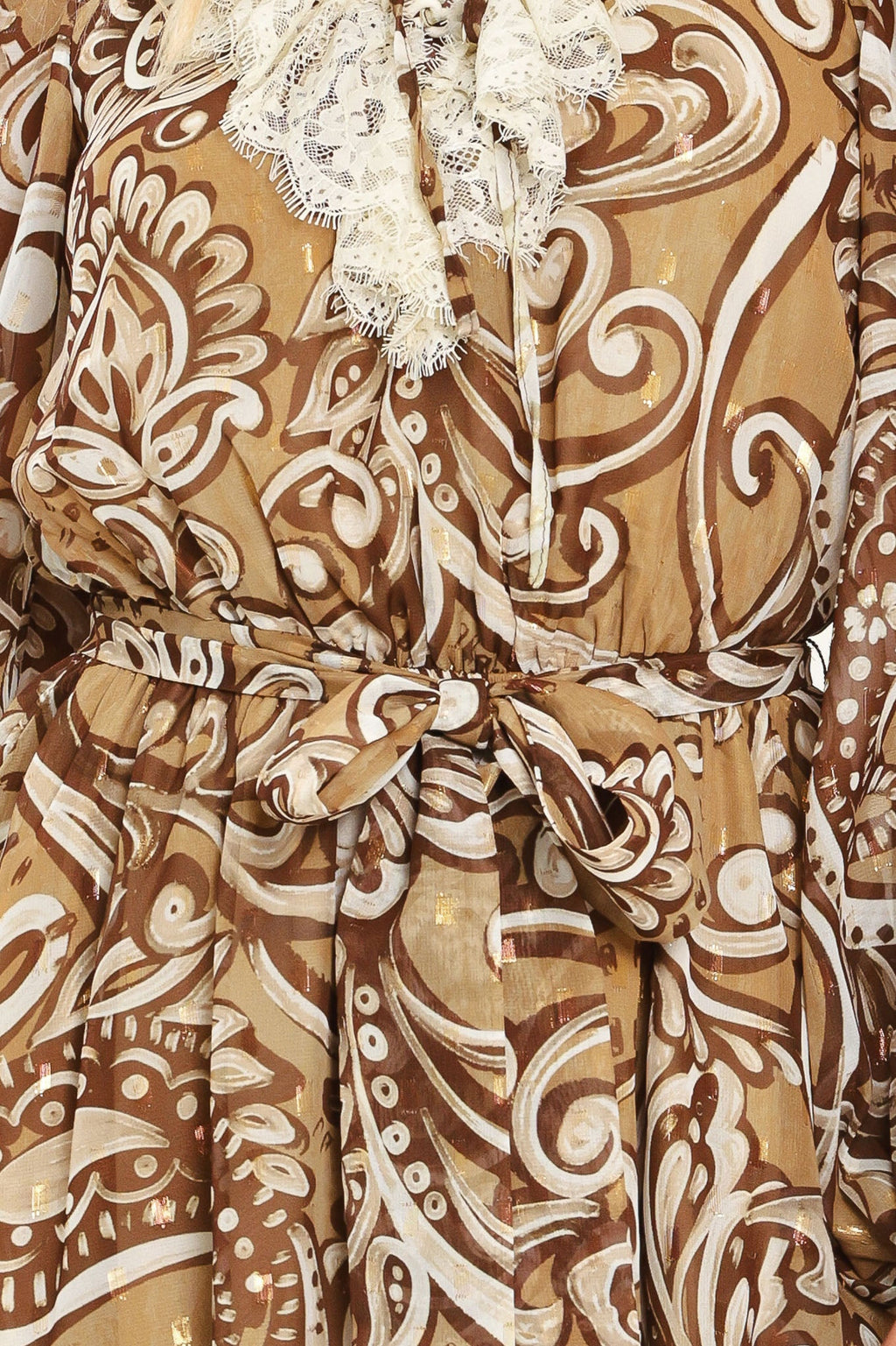 Hazelnut Lace Story Mini Dress
