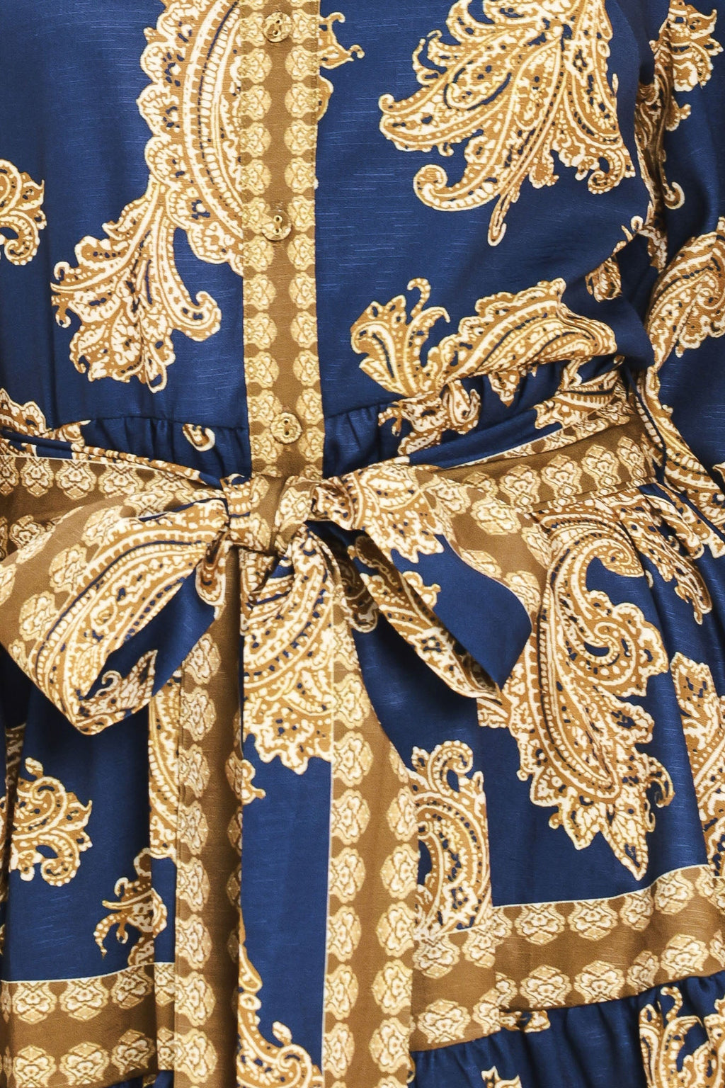 Sapphire Ornament Mini Shirt Dress
