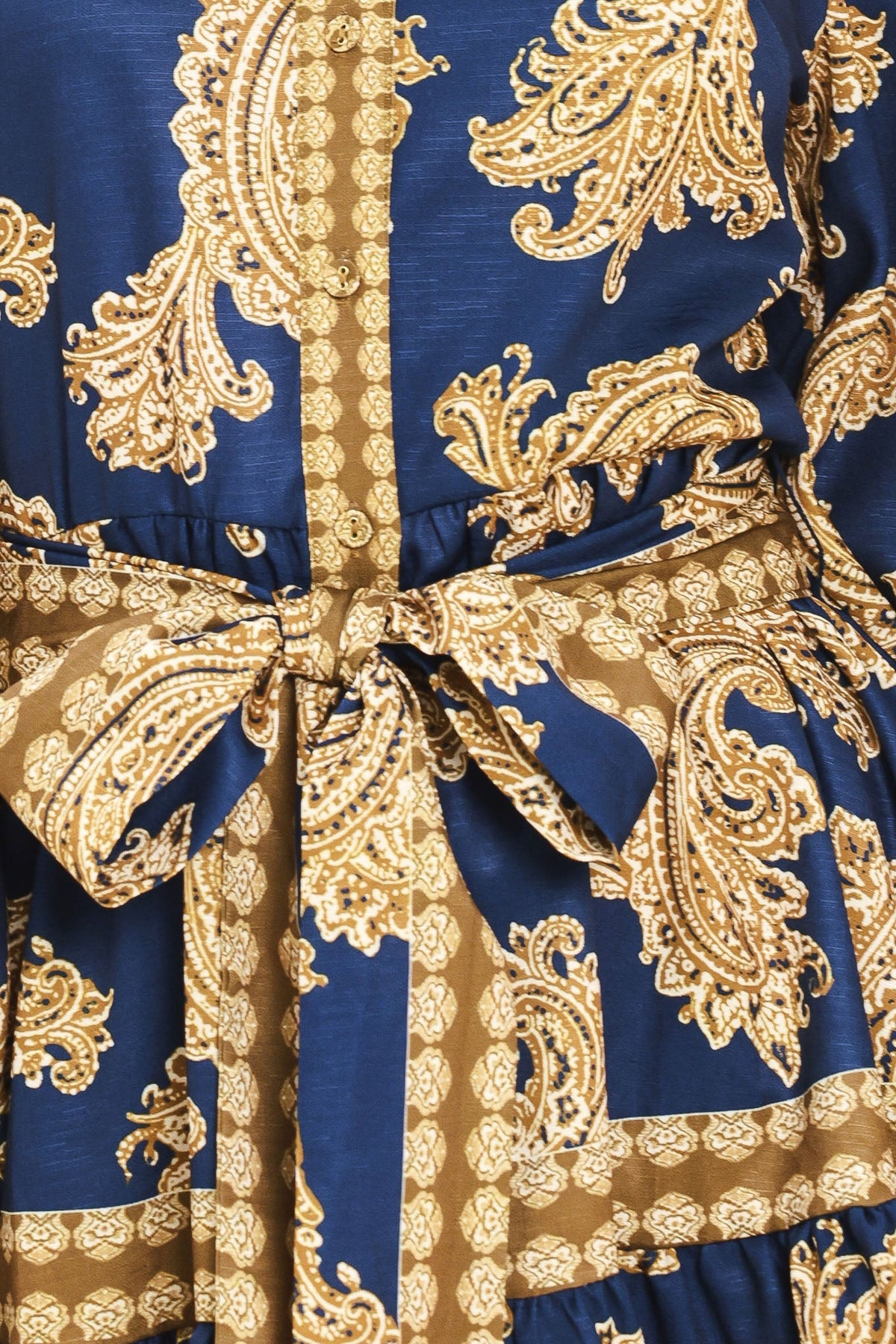 Sapphire Ornament Mini Shirt Dress