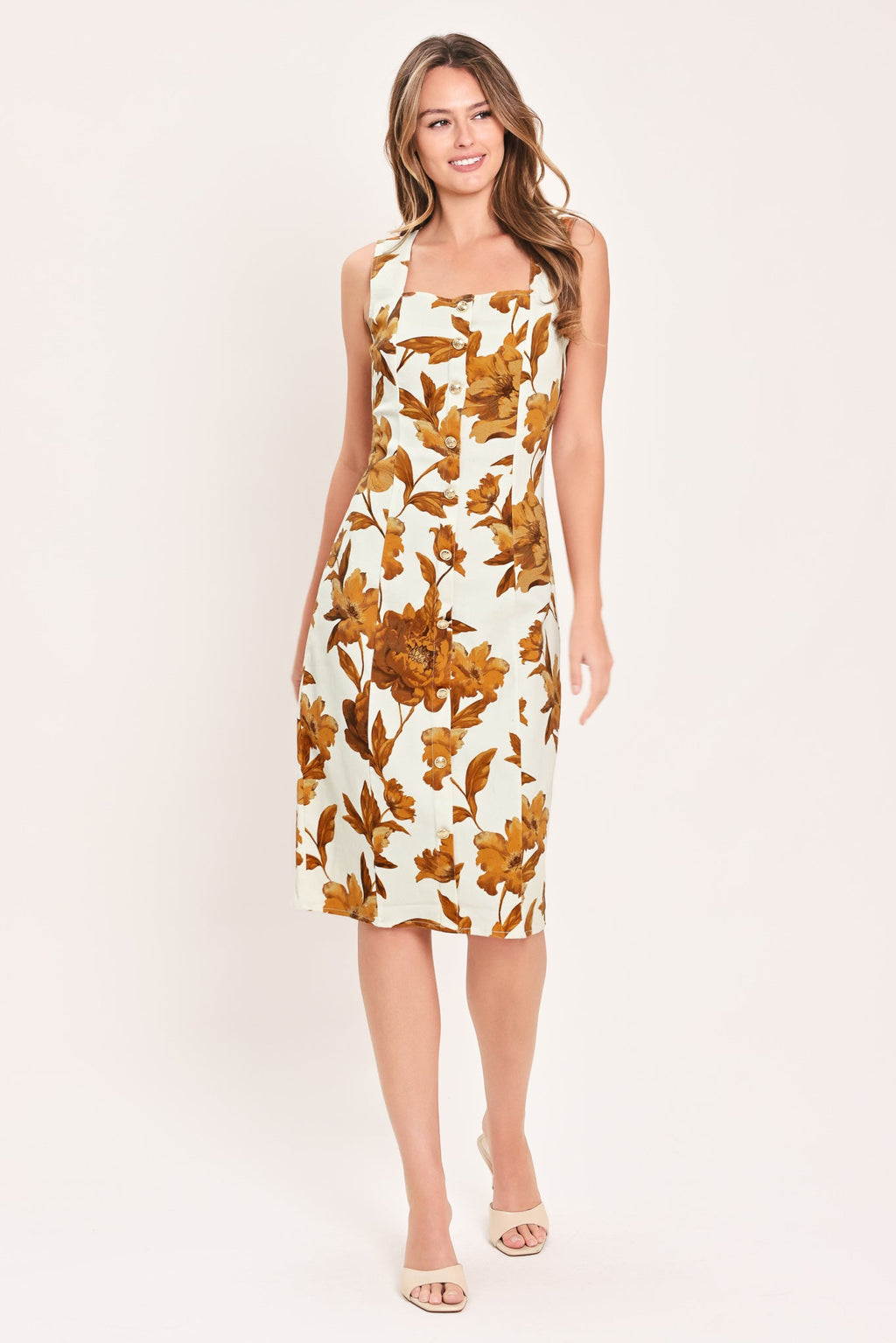 Wild Amber Love Song Midi Dress