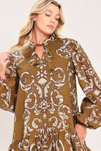 Maple Manor Flounce Mini Dress