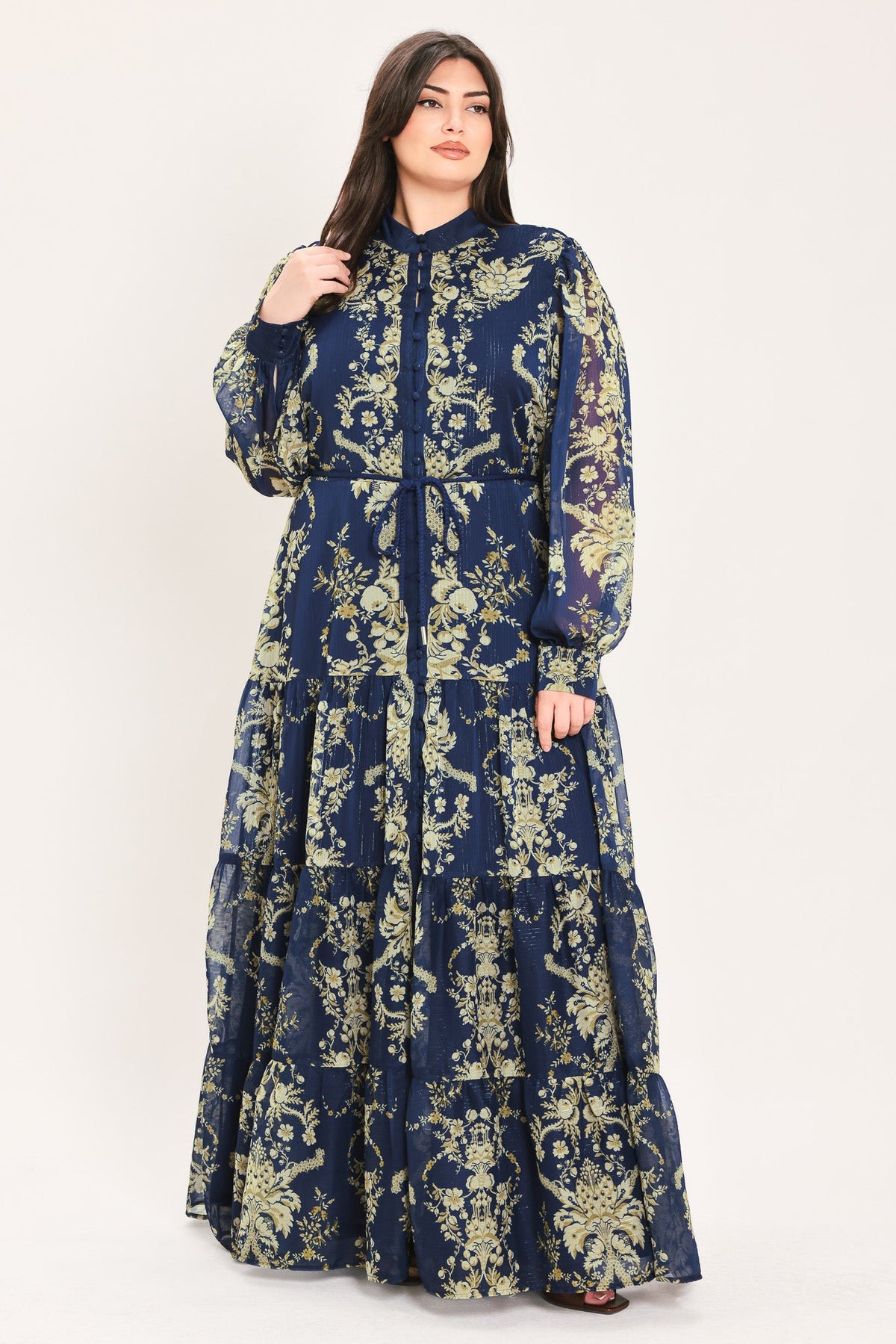 Royal Heritage Bloom Maxi Dress