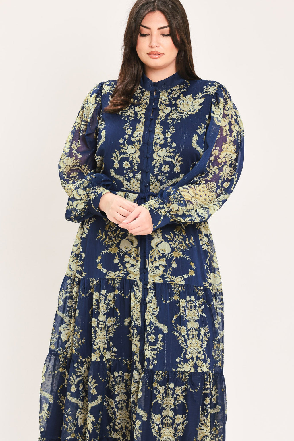 Royal Heritage Bloom Maxi Dress