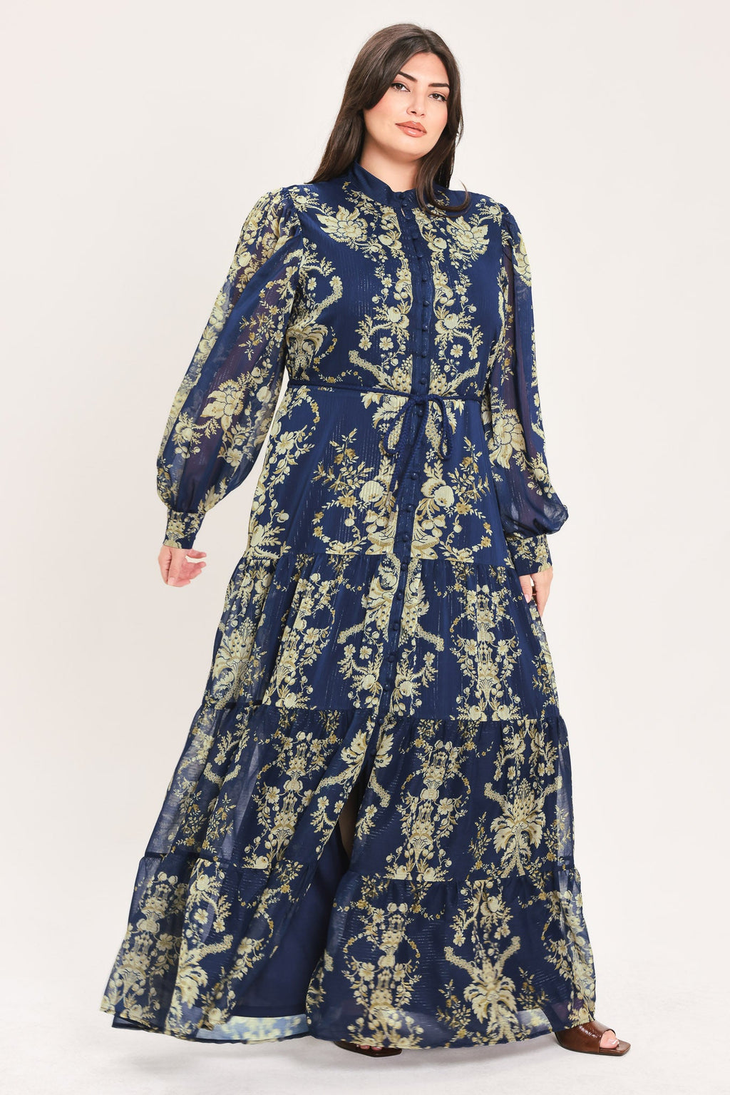 Royal Heritage Bloom Maxi Dress
