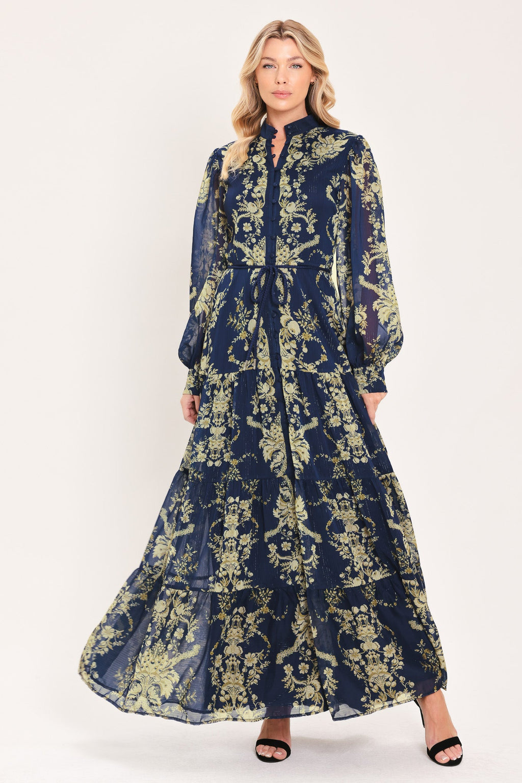 Royal Heritage Bloom Maxi Dress